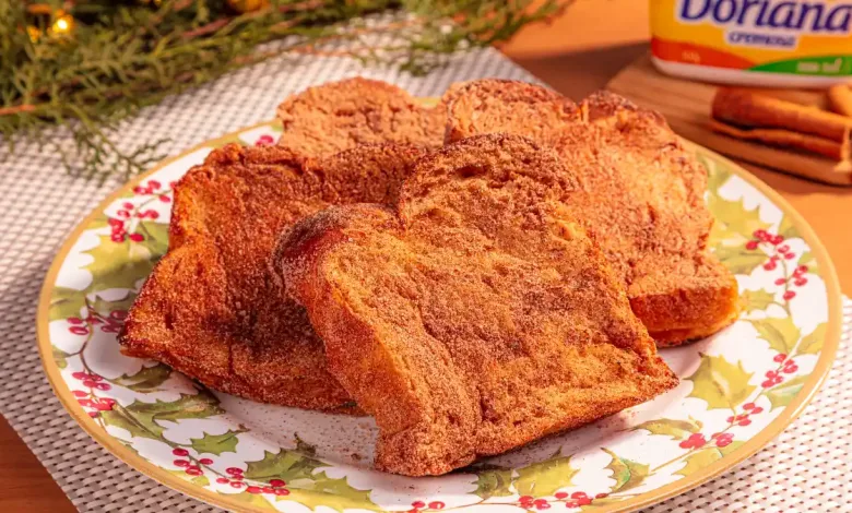 Rabanada Proteica Fitness na Airfryer: Receita Sem Açúcar