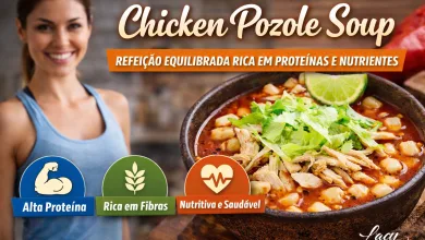 Chicken Pozole Soup: Refeição equilibrada com frango rica em proteínas e nutrientes