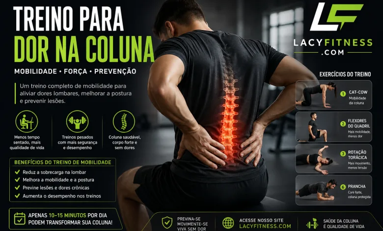 Treino para Dor na Coluna: A dor nas Costas acabou com Treino de Mobilidade para Proteger a Lombar