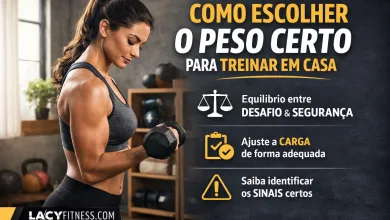 Treino em Casa Como escolher o peso certo