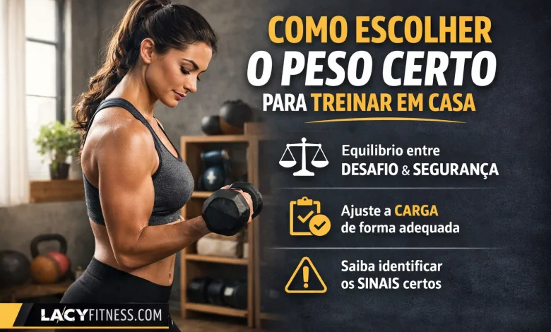 Treino em Casa Como escolher o peso certo