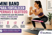 Treino de mini band para pernas e glúteos