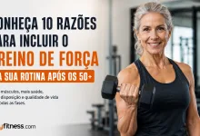 Conheça 10 razões para incluir o treino de força na sua rotina após os 50+, aumentar músculos, proteger os ossos e viver com mais saúde e independência.