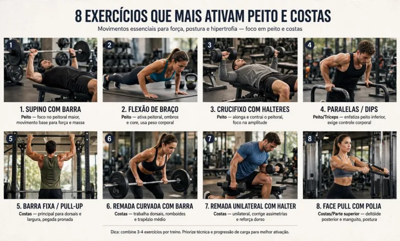 Peitos e Costas
